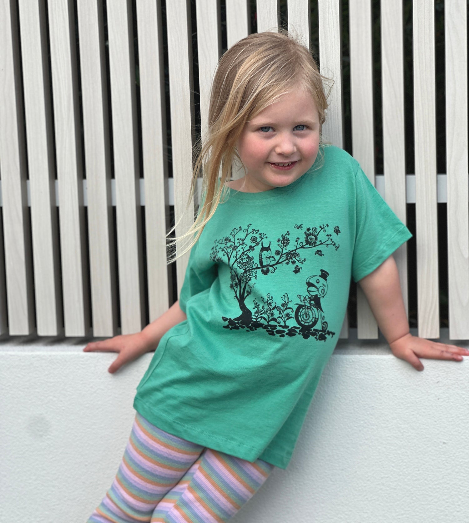 Magic Garden Green Spruce Kids Tee
