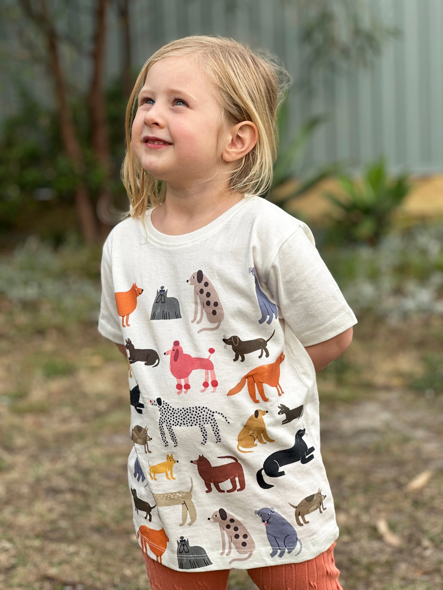 Hot Dogs Offwhite Kids Tee