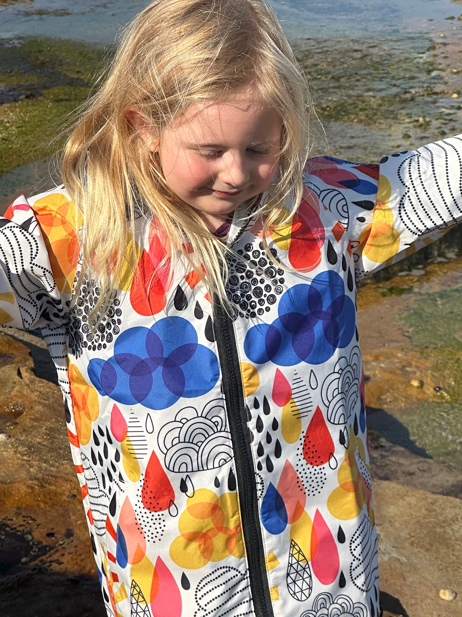 Sun Always Shines Kids Raincoat - Water Resistant