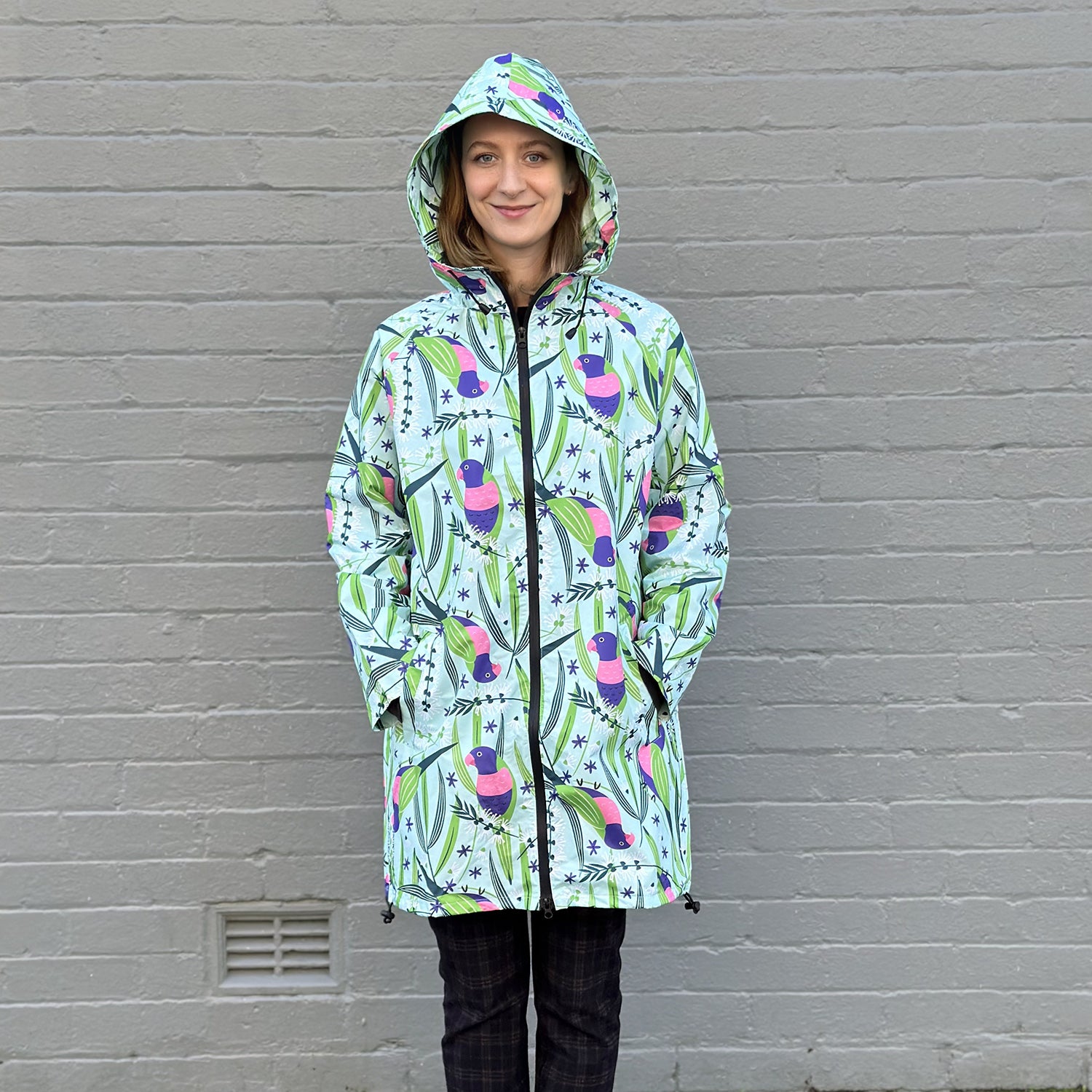 Raincoat: Lorikeets in the Melaleucas