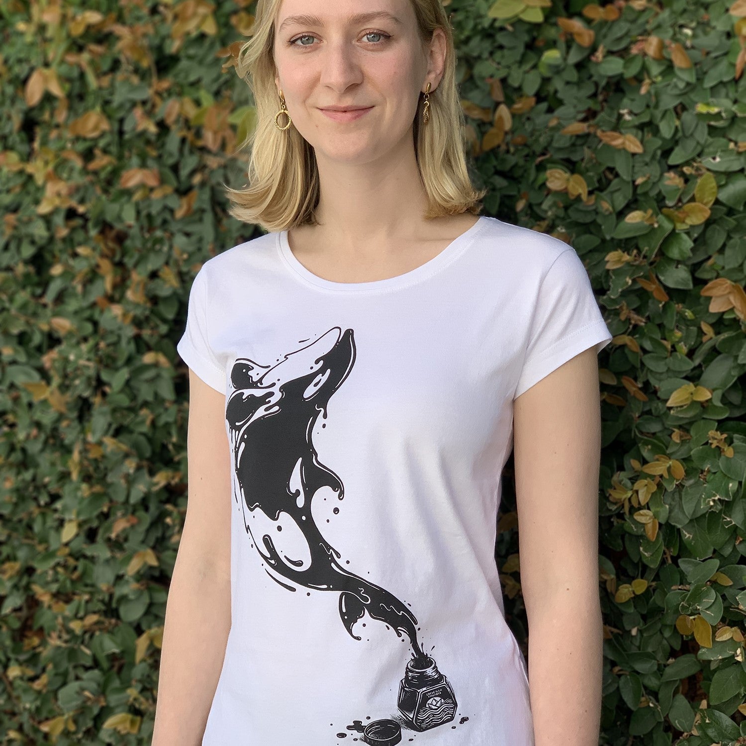 Great Leap Orca Women's Tee - White