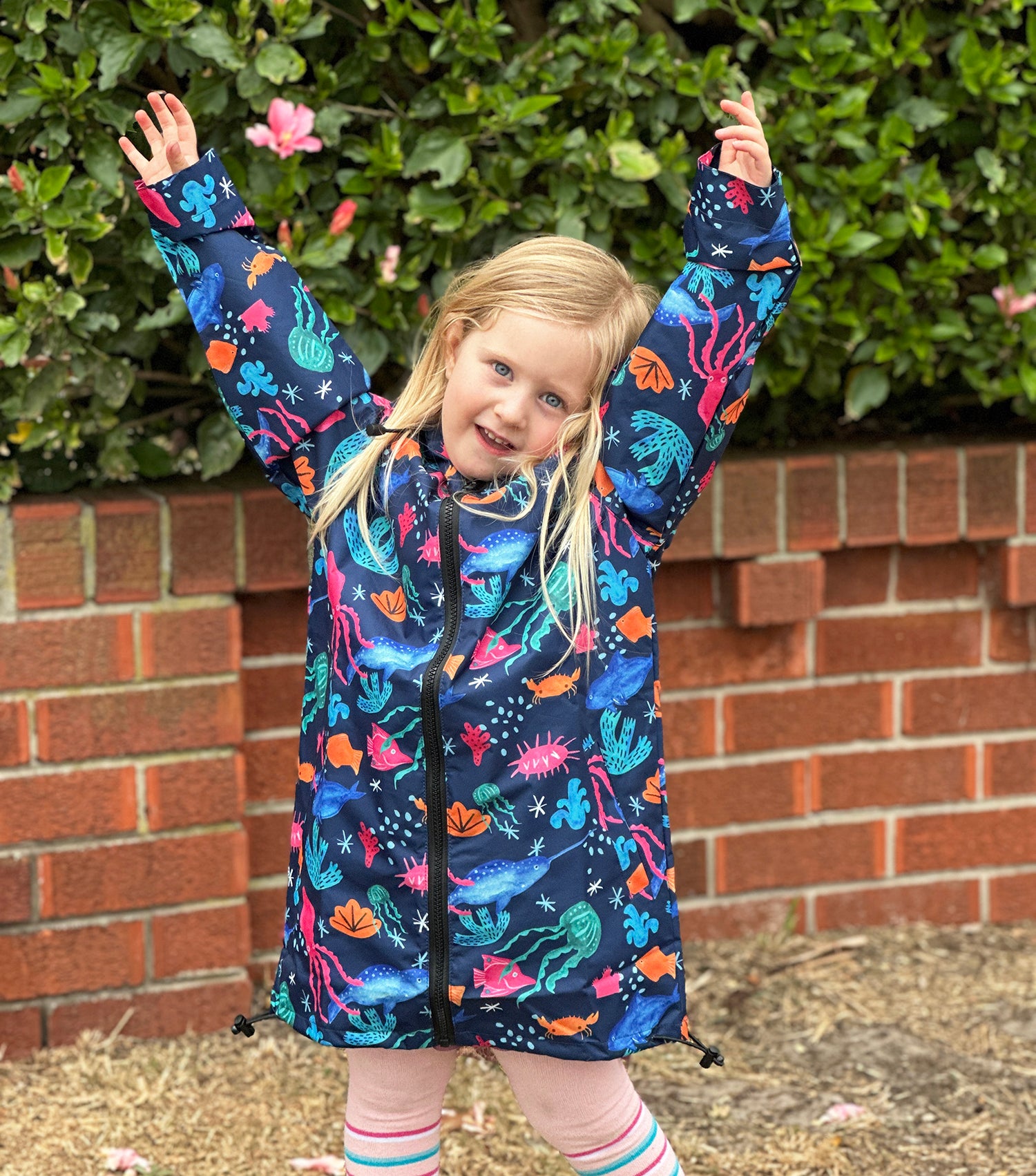 Raincoat Tropical Seas Kids