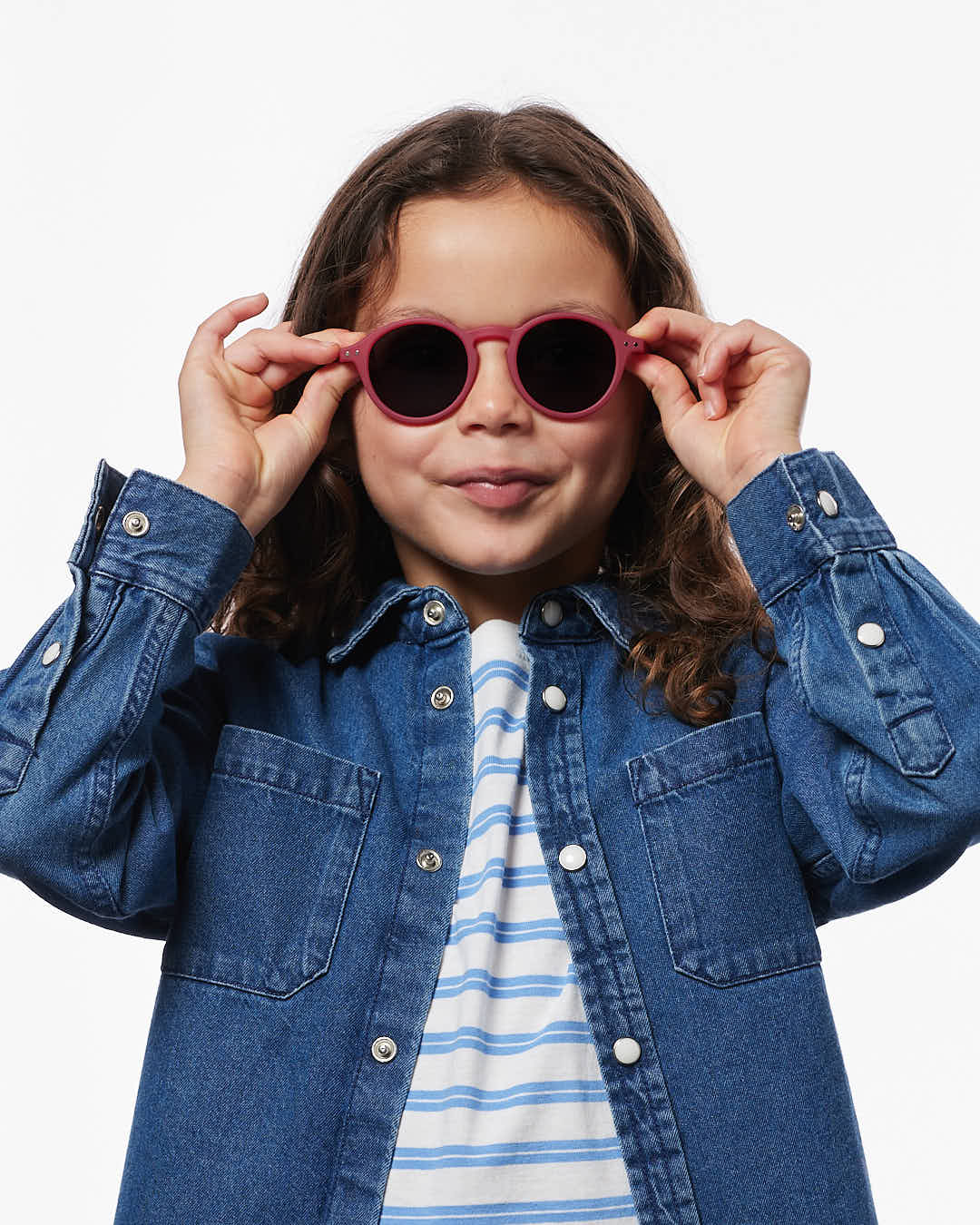 Izipizi Sun Child (5-7y) Sunglasses Collection D - Cranberry