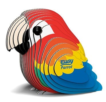 Eugy 3D Paper Model: Parrot