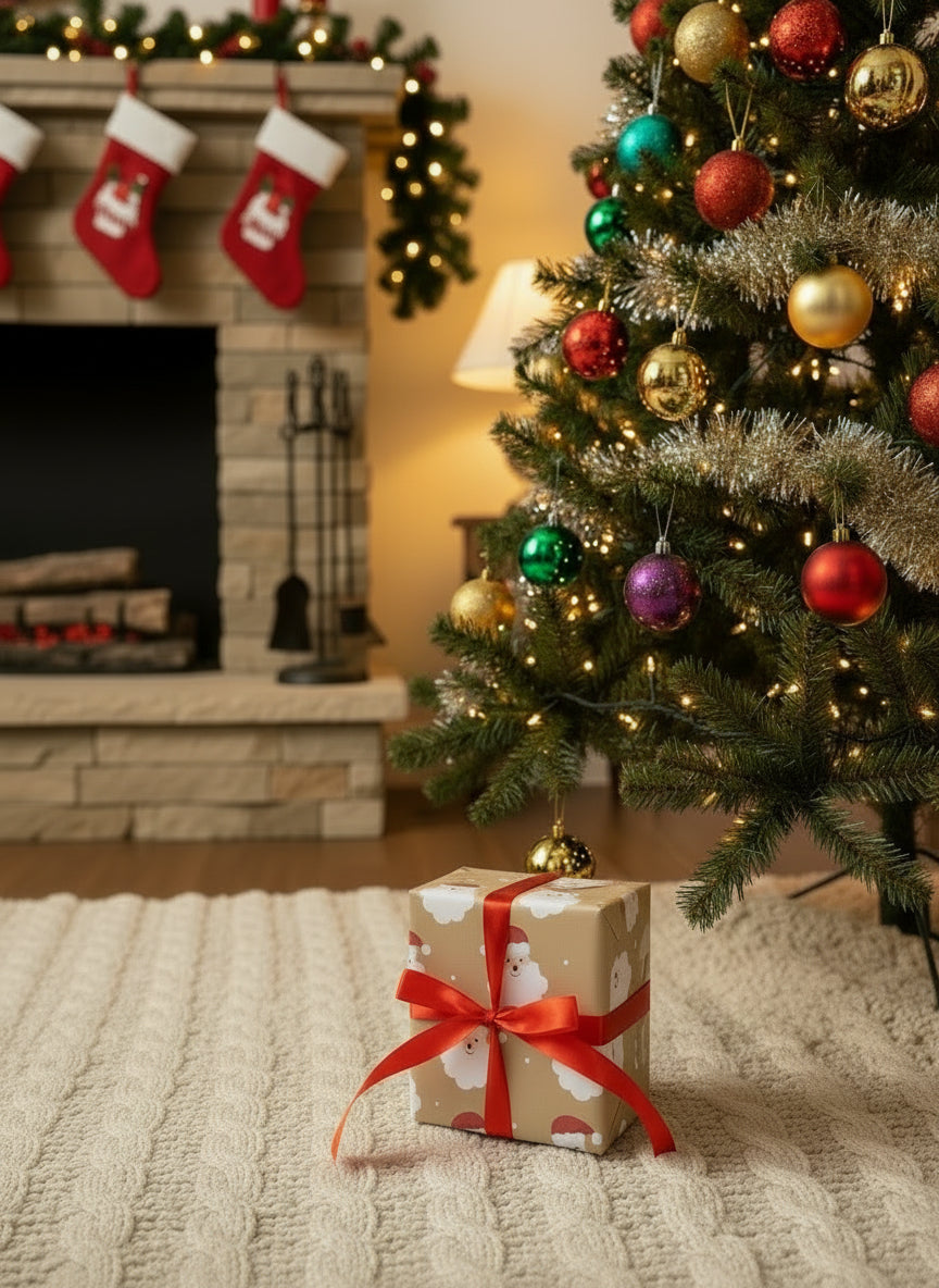 Gift Wrapping Saint Nick