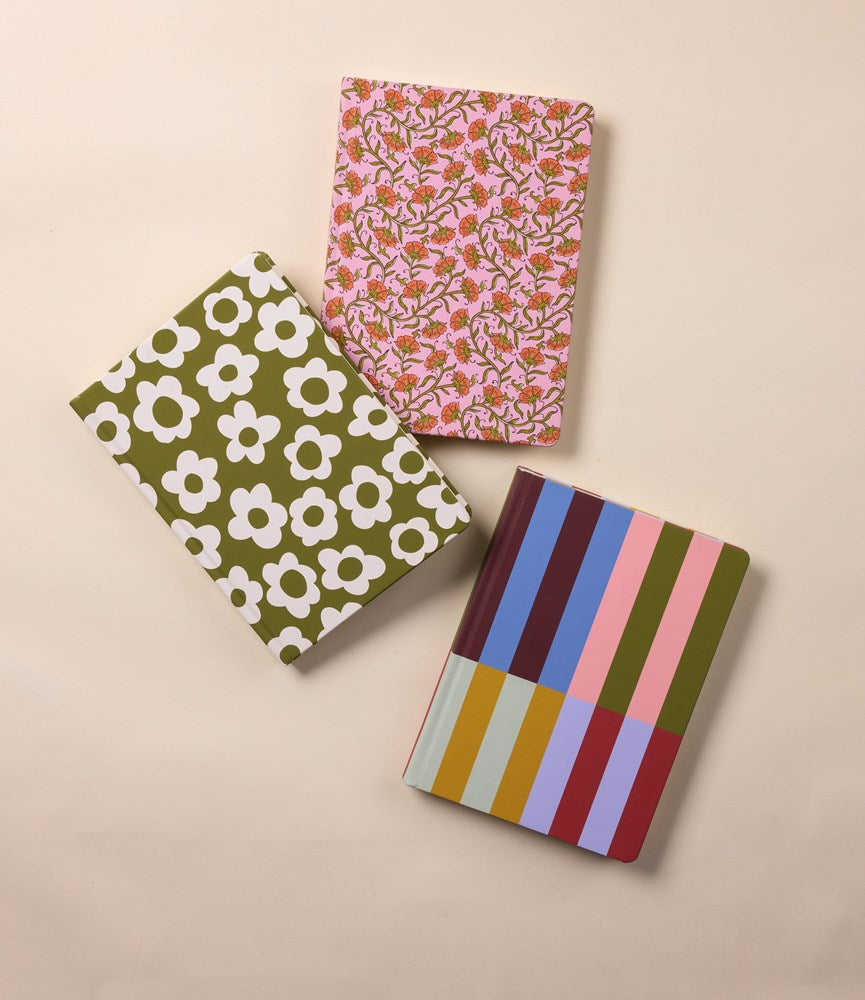 Jumbo Soft Touch Journal - Bold Stripe