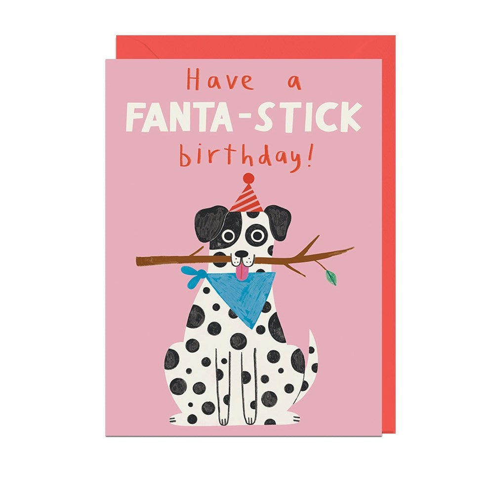 Jolly Awesome: Fanta-Stick Birthday Dog Card