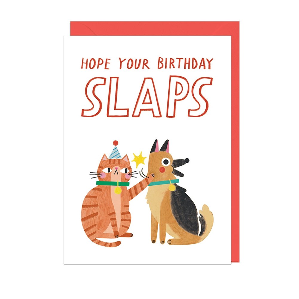 Jolly Awesome: Birthday Slaps Card