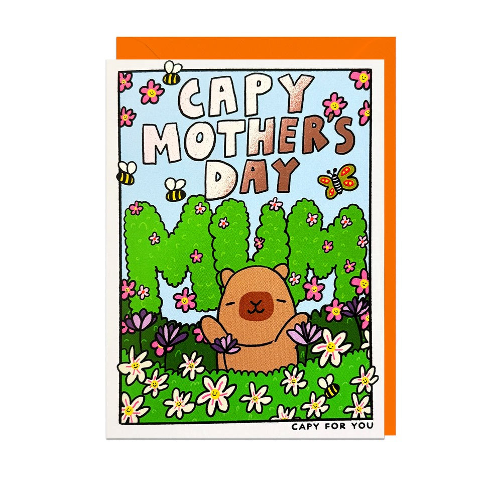 Jolly Awesome: Capy Mother'S Day Foil Card