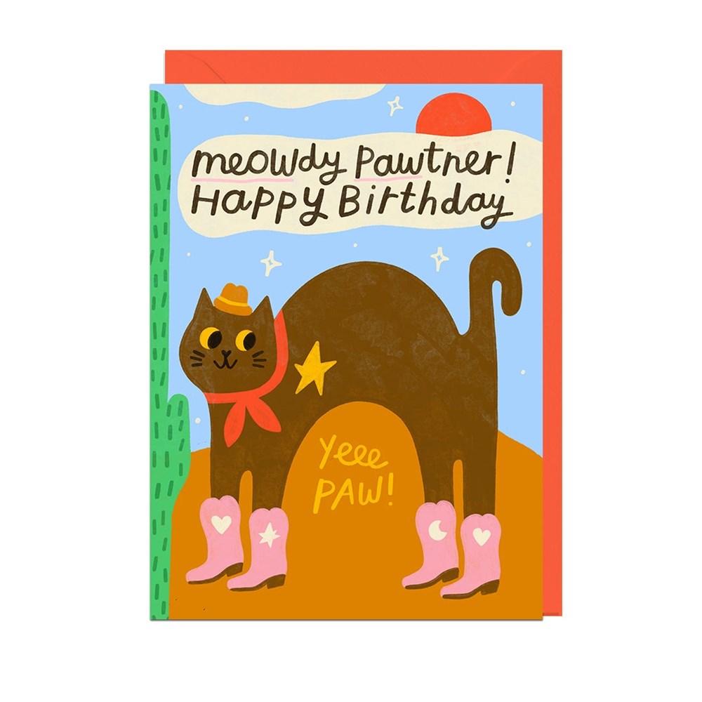 Jolly Awesome: Meowdy Partner Card