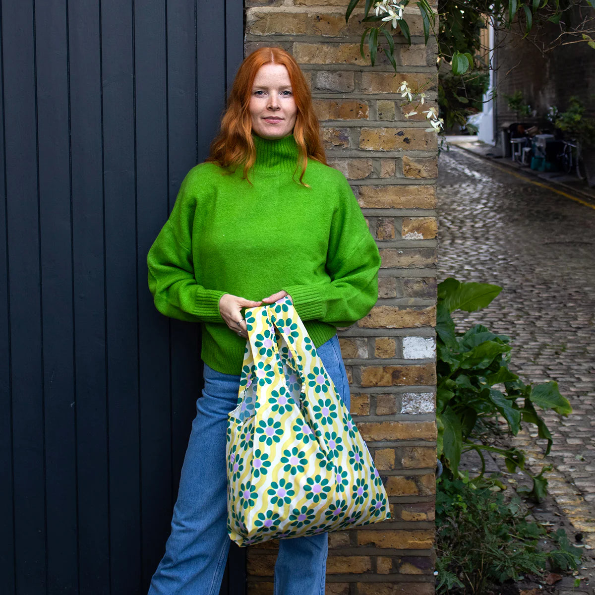 Kind Bag: Reusable Bag Medium Wavy Daisy