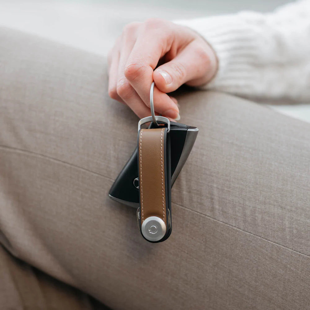 Orbitkey: Key Organiser Hybrid Leather Acorn