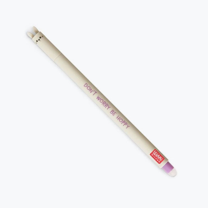 Legami Bunny Erasable Gel Pen - Purple Ink