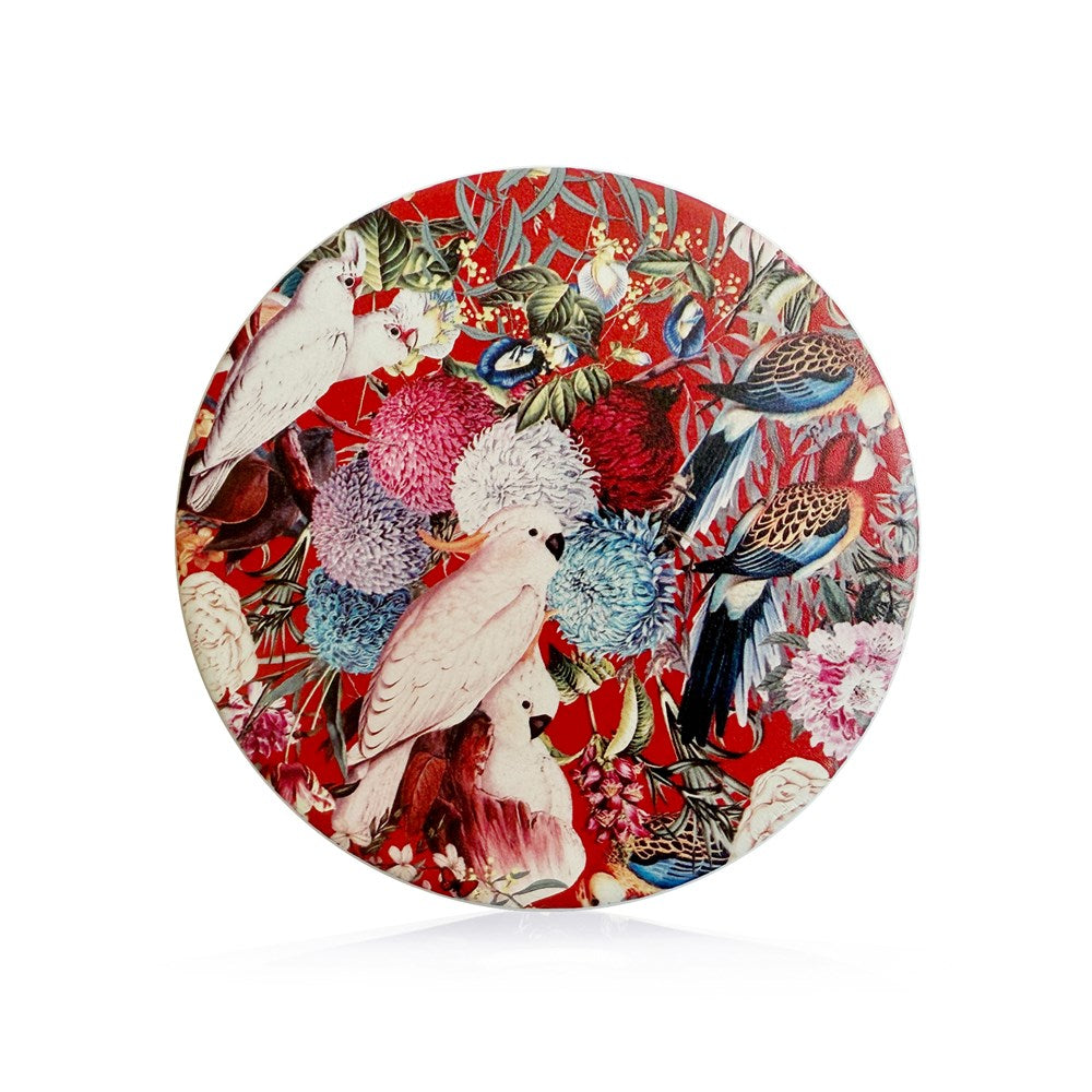 Ceramic Coaster: Birdsong Blooom