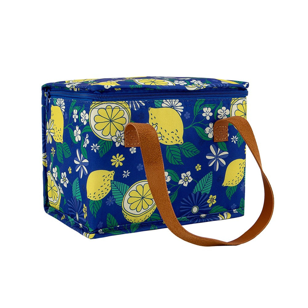 Lunch Box Bag Lemon Zest Blue
