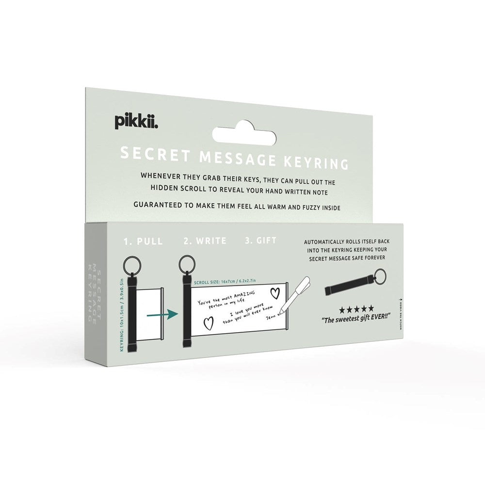 Pikkii: Keyring Secret Message Scroll