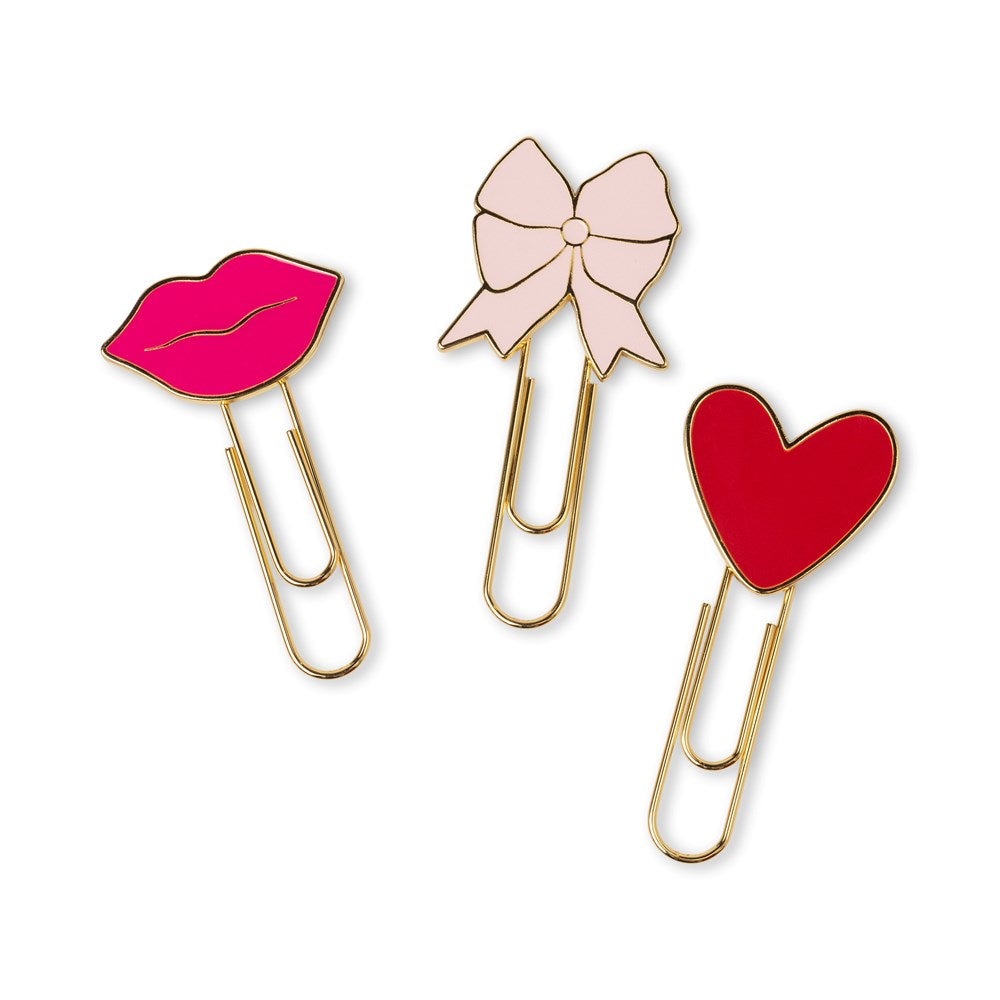 Designworks Ink: Set of 3 Paperclips - Love
