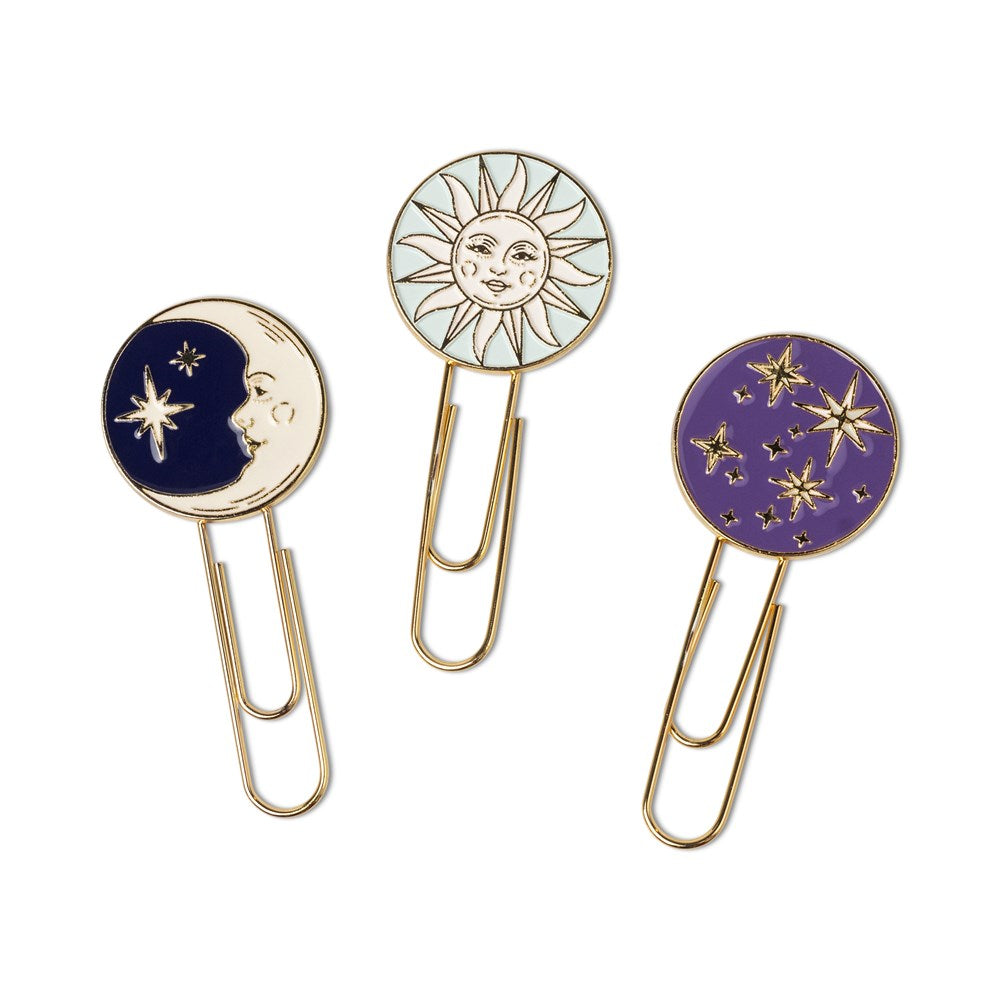 Designworks Ink: Set of 3 Paperclips - Celestial