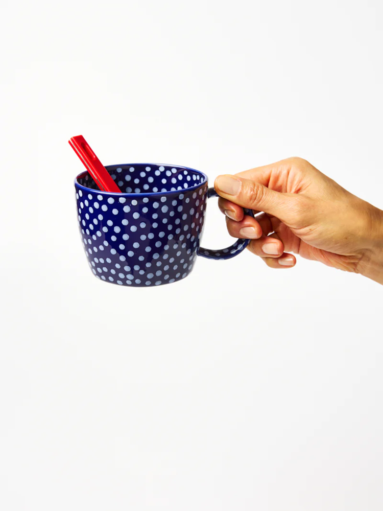 Jones & Co: Chino Mug Navy Sprinkle