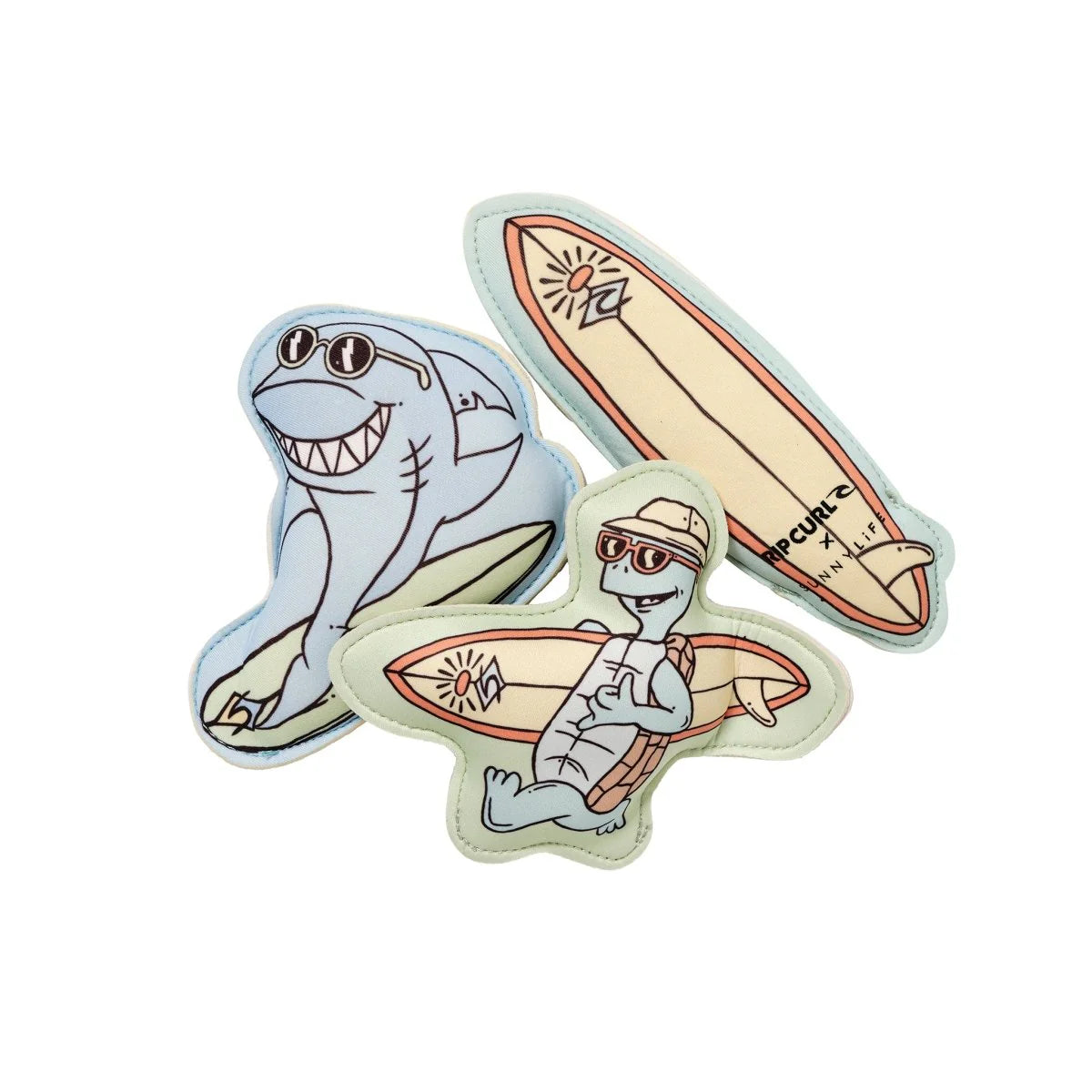 Sunnylife: Dive Buddies Shred Turtle Aqua Set of 3