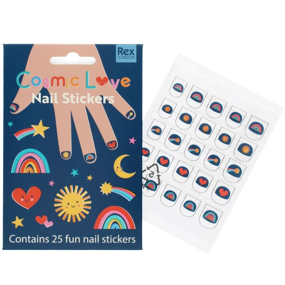 Rex London: Child Nail Stickers Cosmic Love