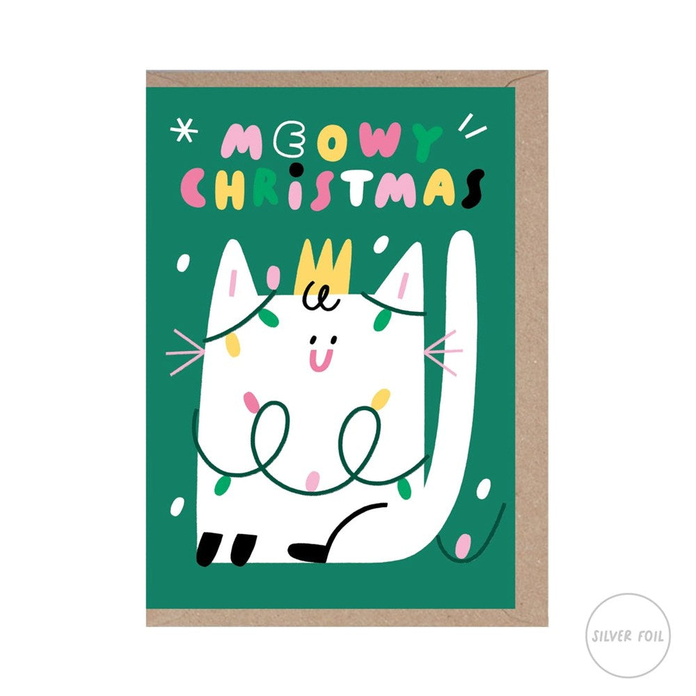 Rumble Cards: Meowy Christmas Xmas Card