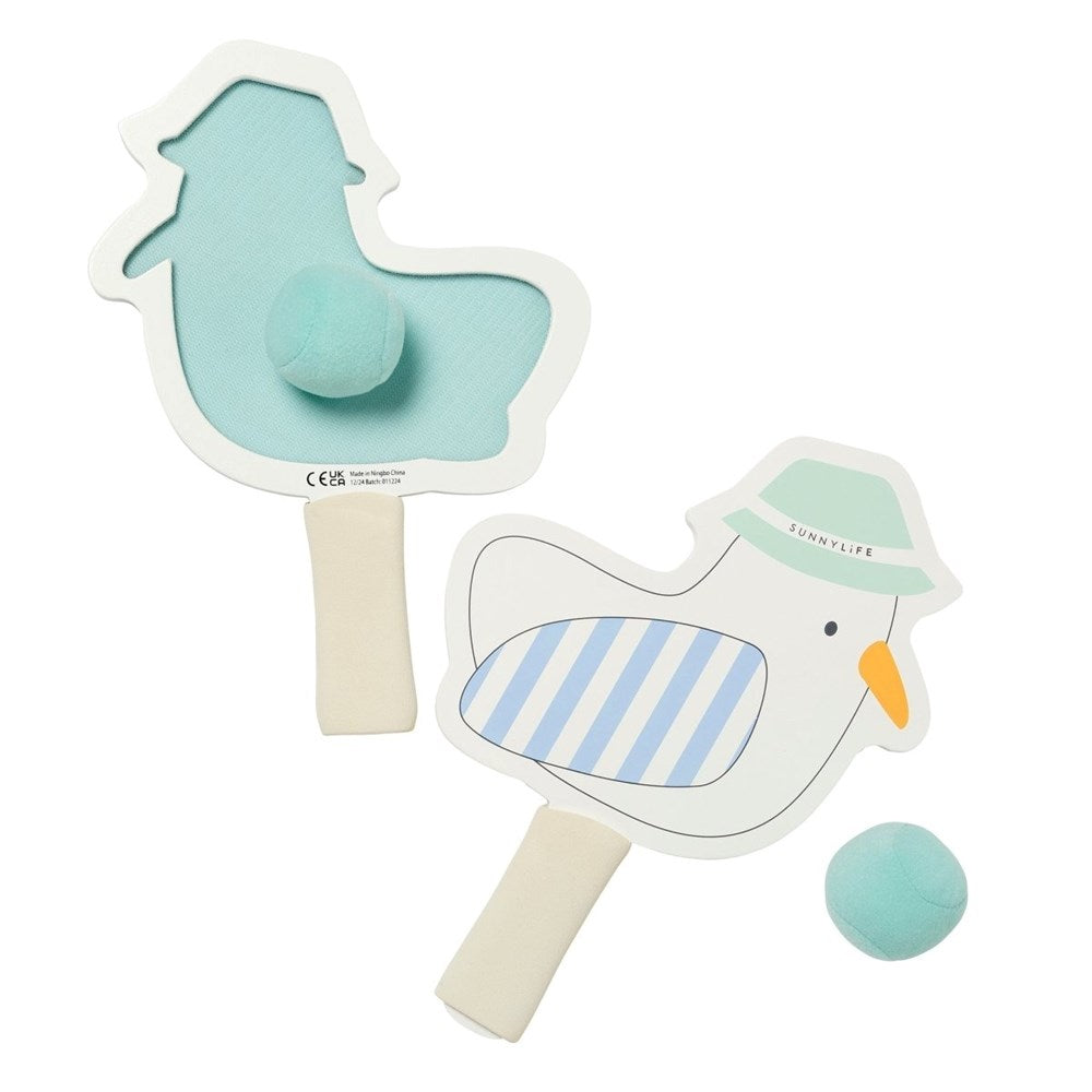 Sunnylife: Kids Velcro Beach Bats - Sammy the Seagull