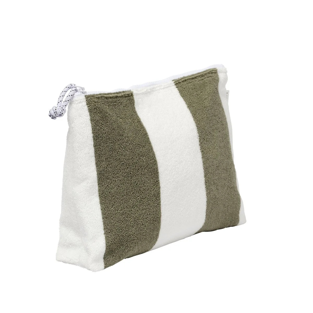 Sunnylife: Terry Beach Pouch Olive Stripe