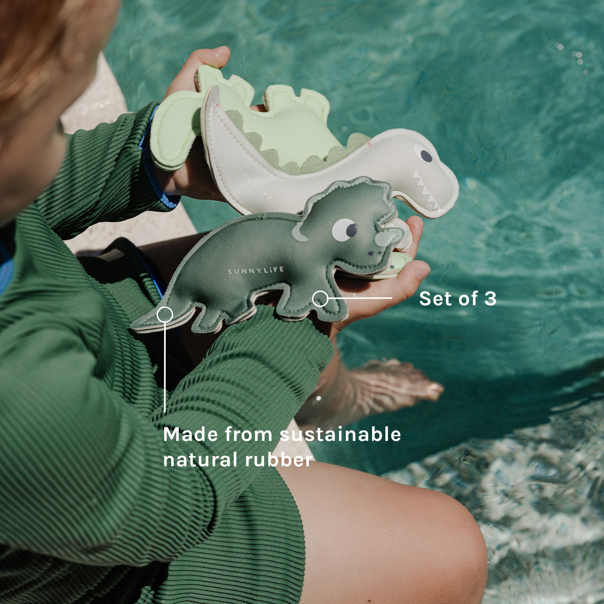 Sunnylife Dive Buddies - Dino Multi Set of 3