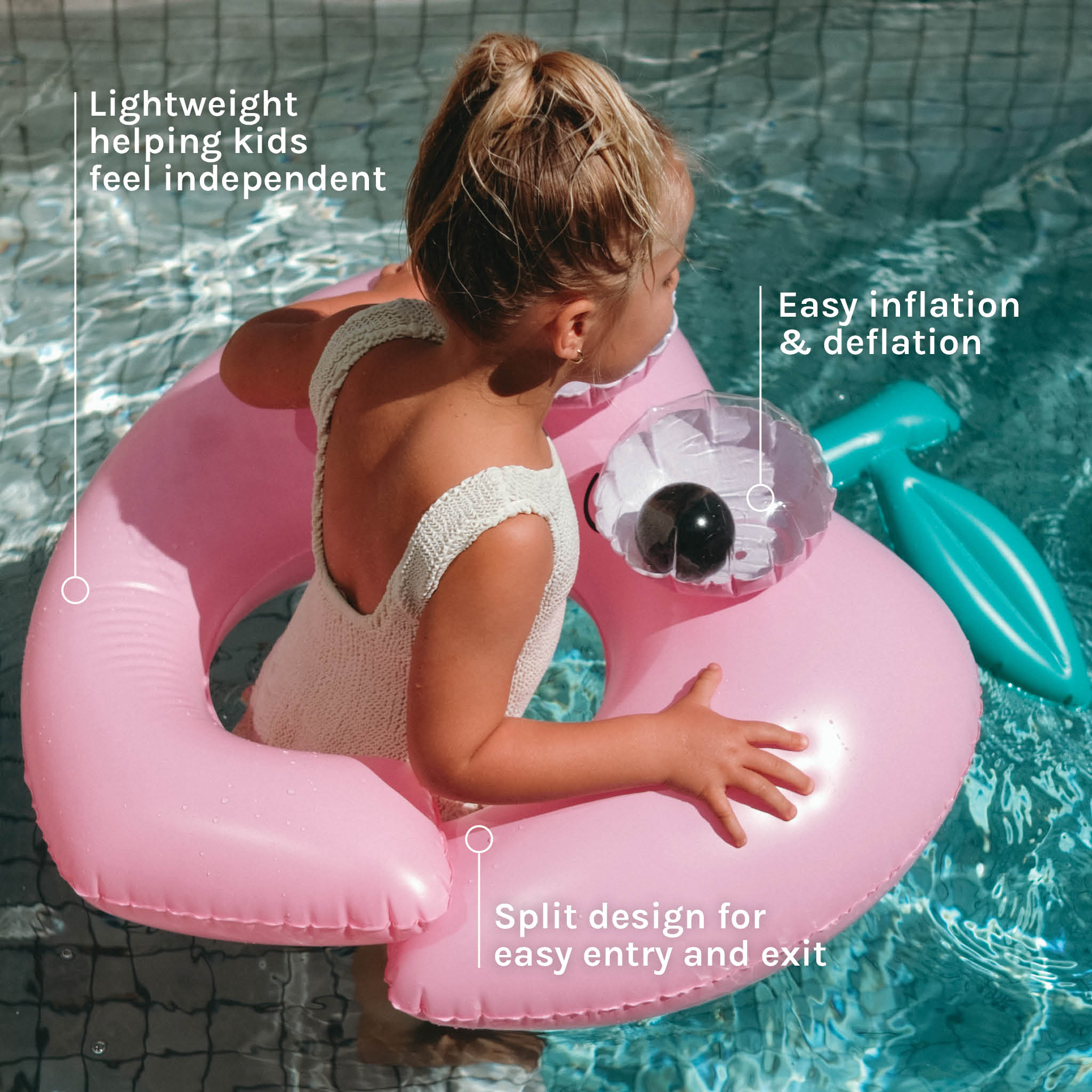 Sunnylife Kiddy Float - Poppy the Peach