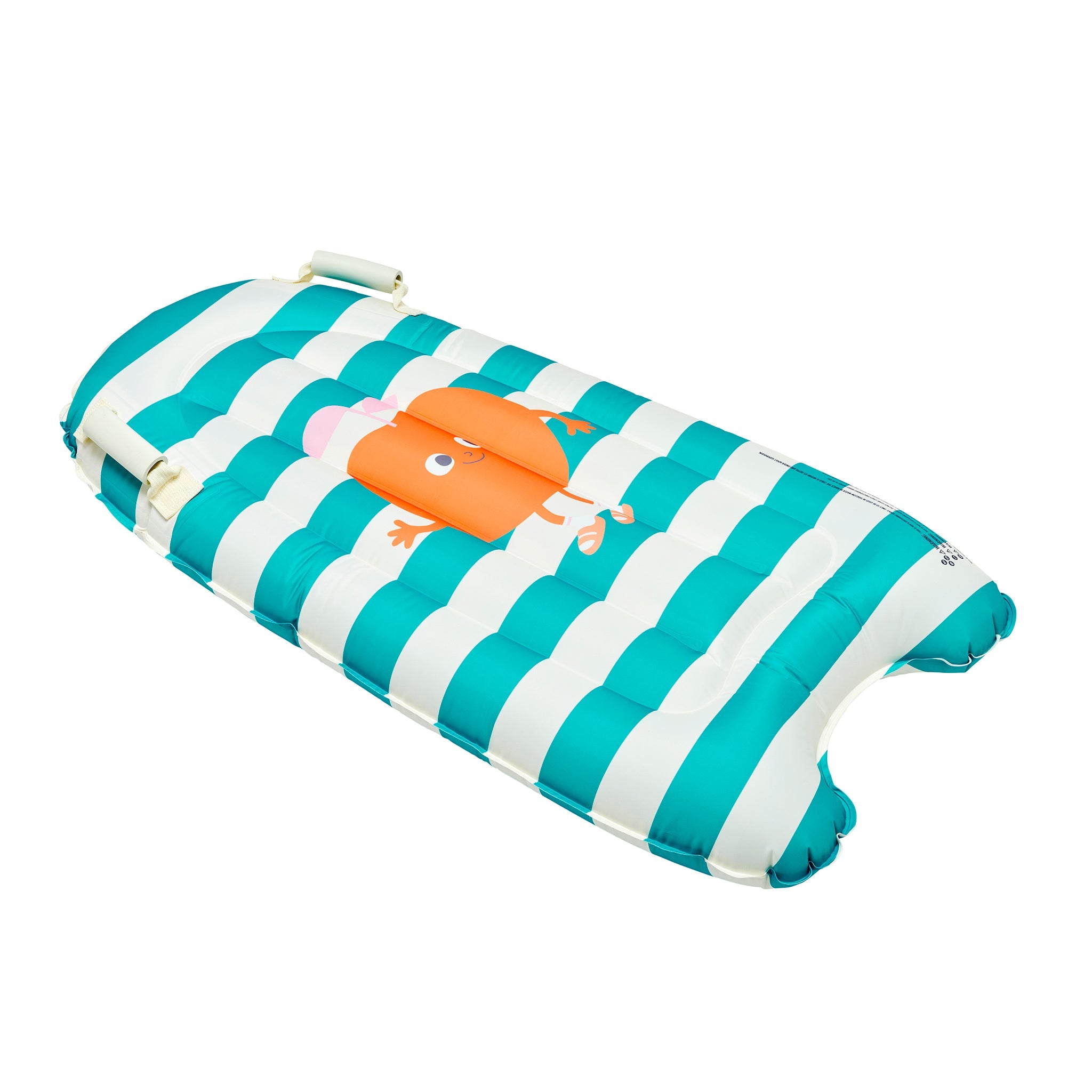 Sunnylife Kids Surf Mat - Poppy the Peach Green Stripe