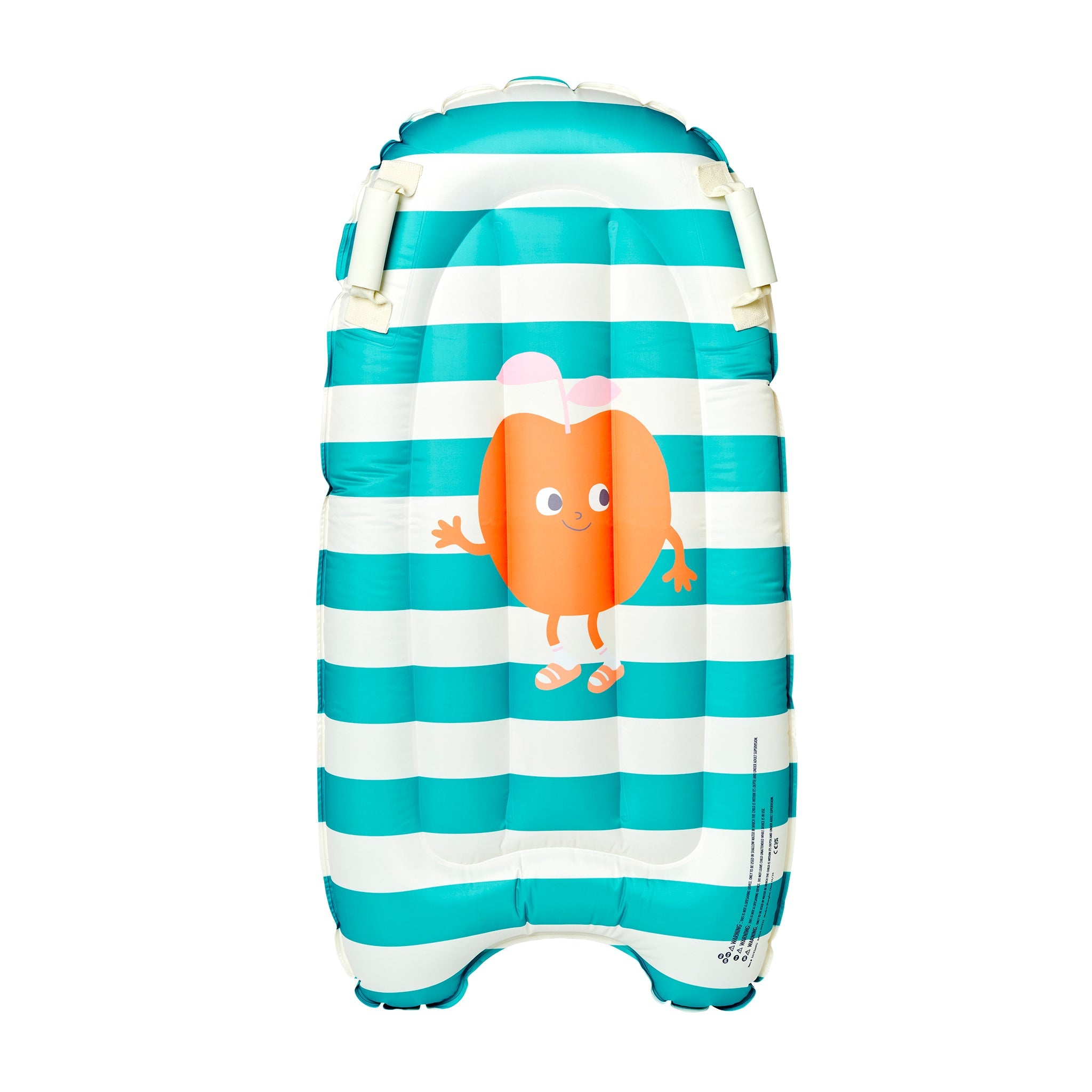 Sunnylife Kids Surf Mat - Poppy the Peach Green Stripe