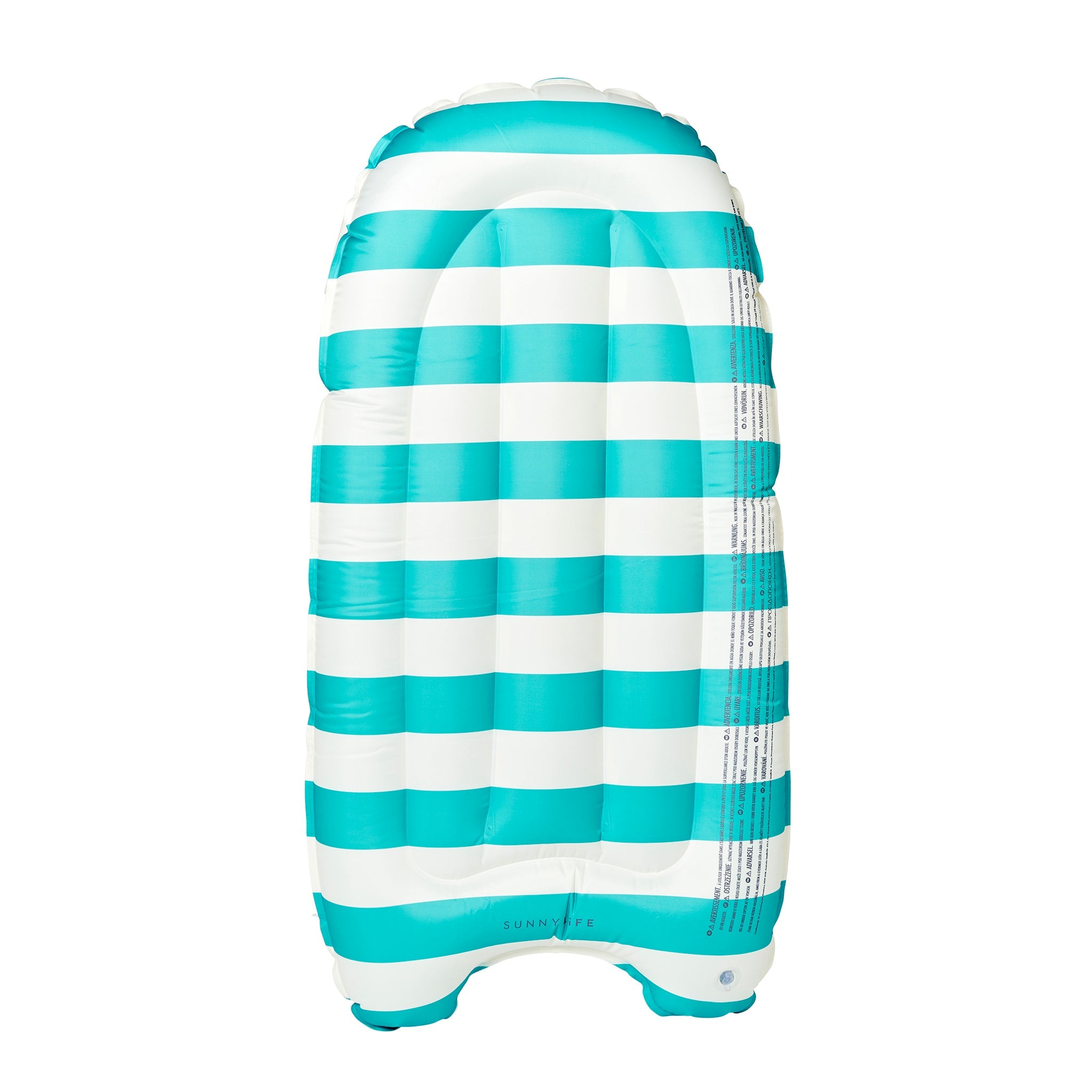 Sunnylife Kids Surf Mat - Poppy the Peach Green Stripe