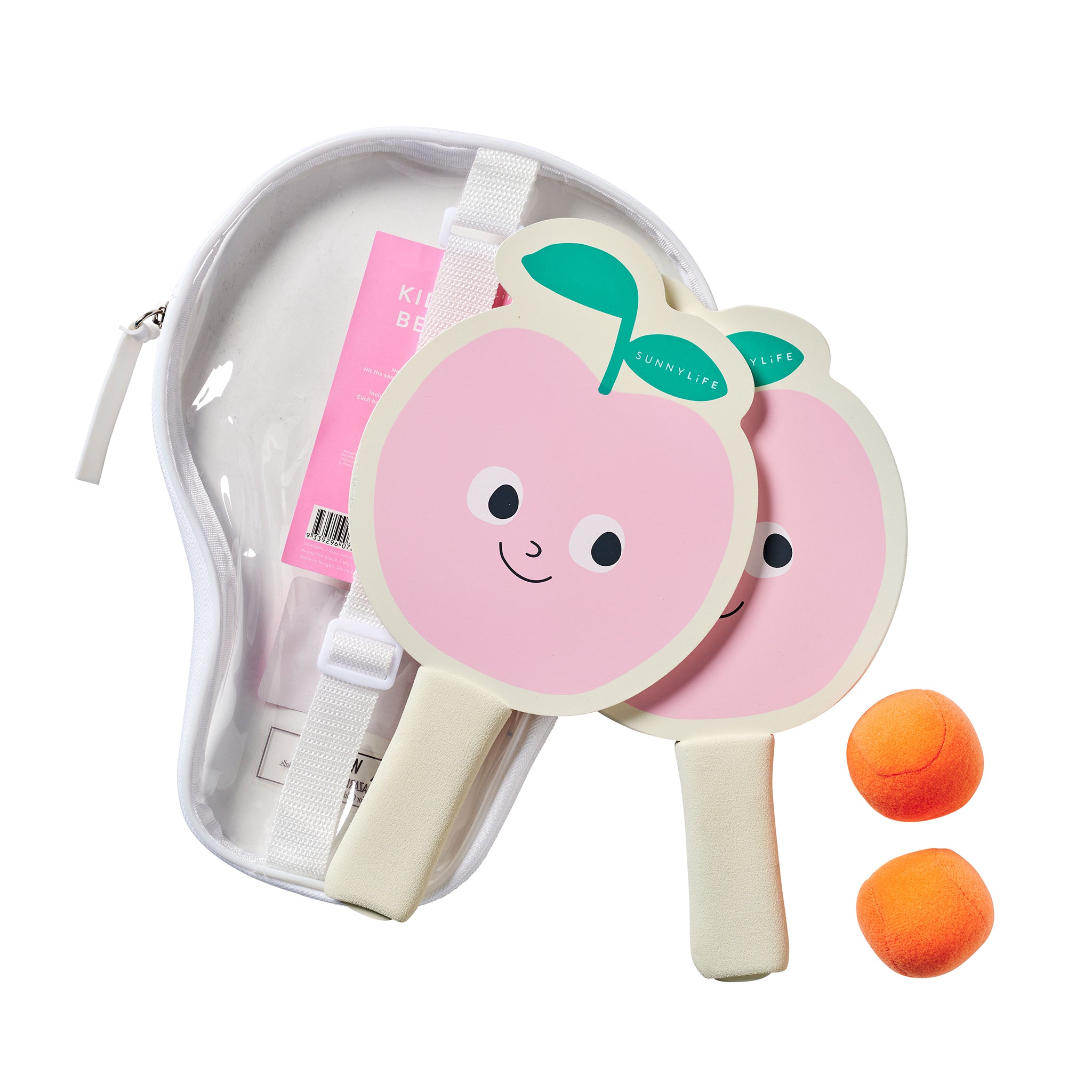 Sunnylife Kids Velcro Beach Bats - Poppy the Peach