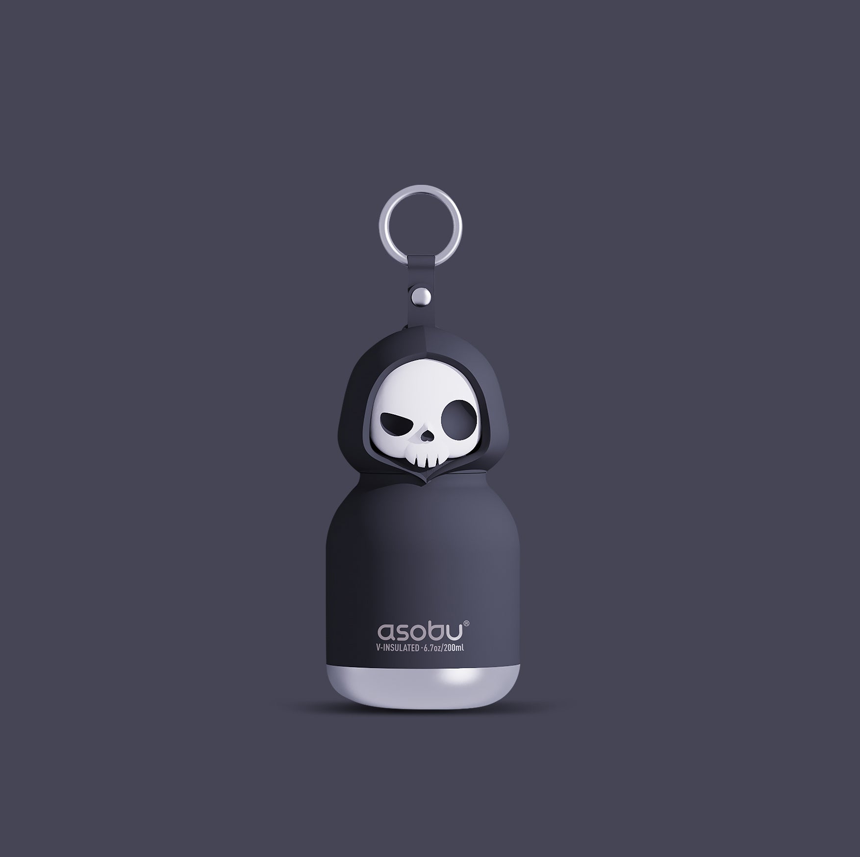 Asobu Spookie Bottle Mini 200ml - Skeleton