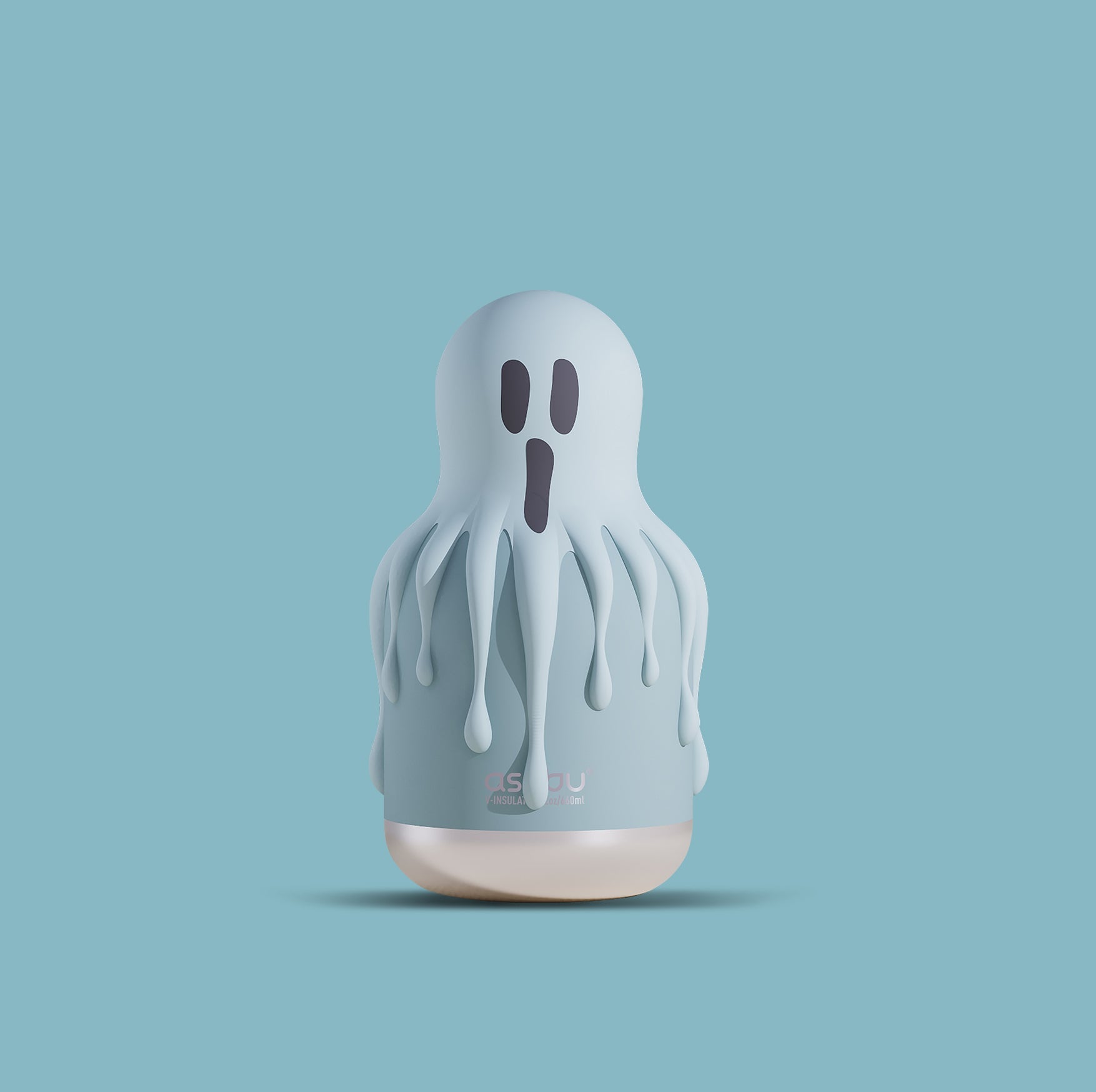 Asobu Spookie Water Bottle 660ml - Ghost