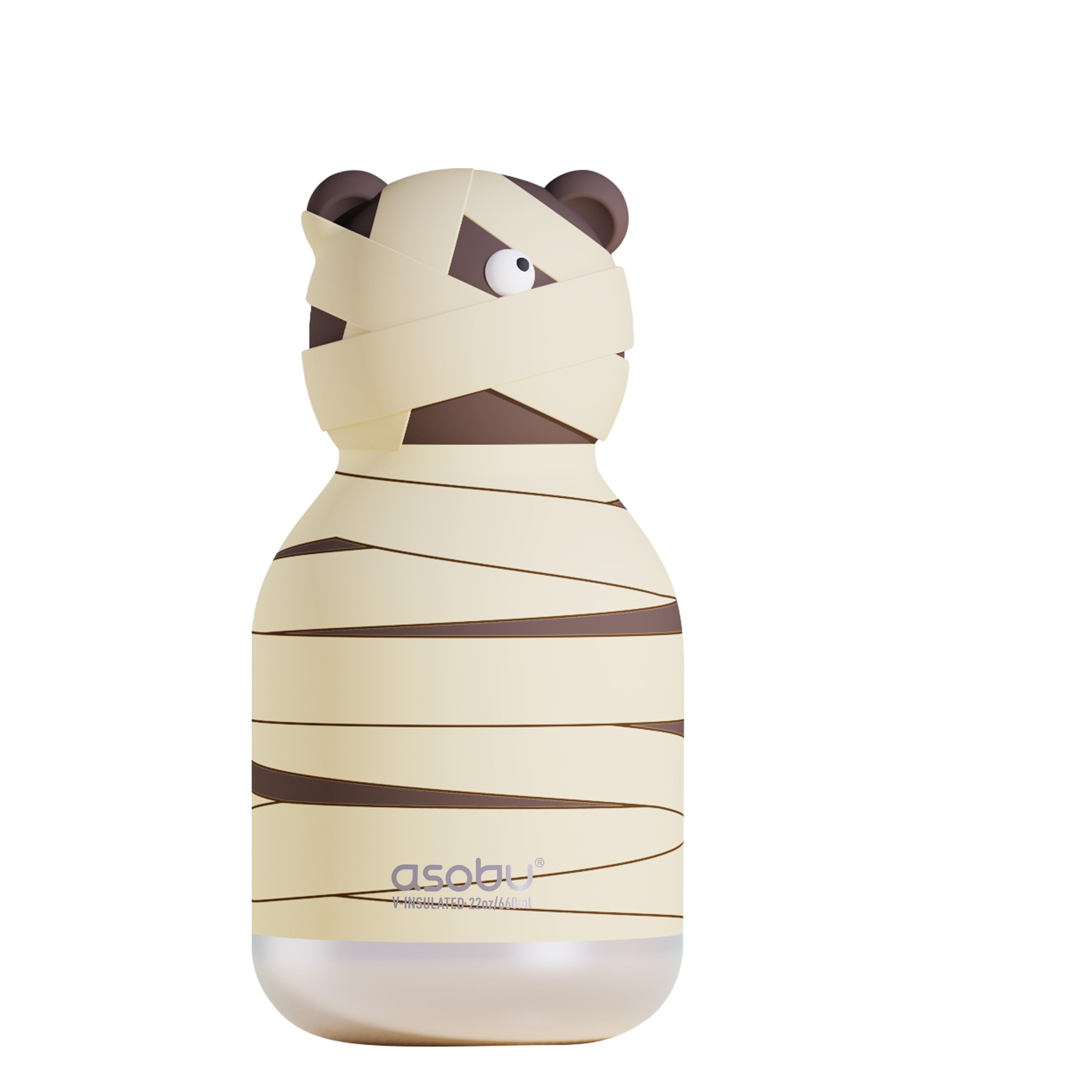 Asobu Spookie Water Bottle 660ml - Mummified Bear