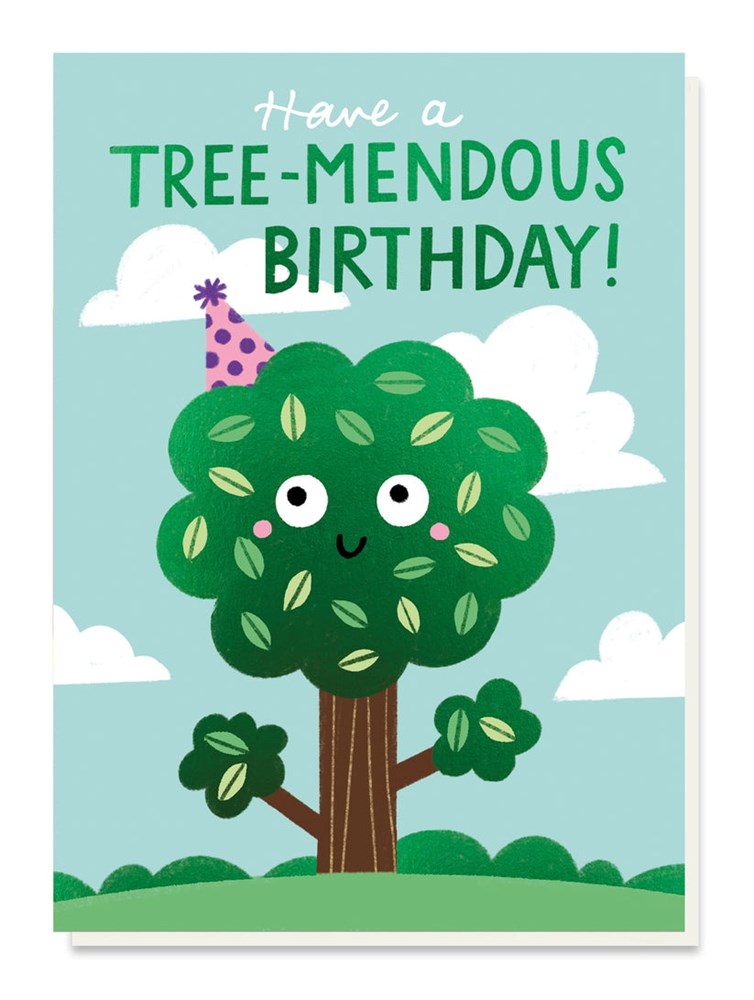Stormy Knight Tree Mendous Birthday Card