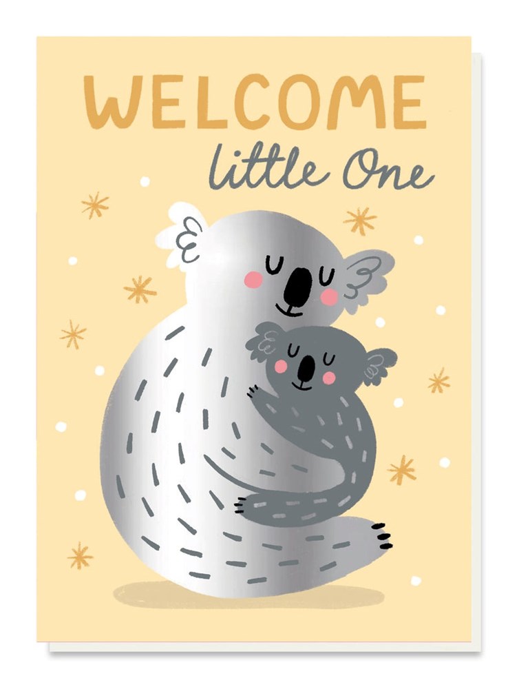 Stormy Knight Koala Cuddles Card