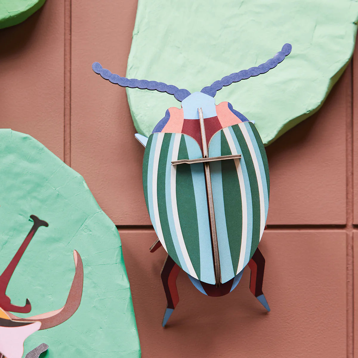 Studio Roof: Wall Art Beetles (B7) - Rainbow Leaf Beetle