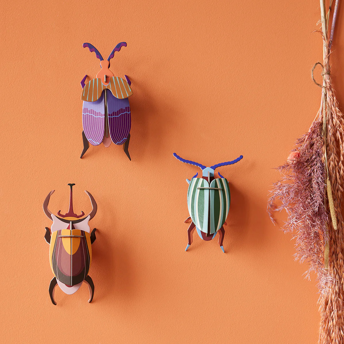 Studio Roof: Wall Art Beetles (B7) - Rainbow Leaf Beetle
