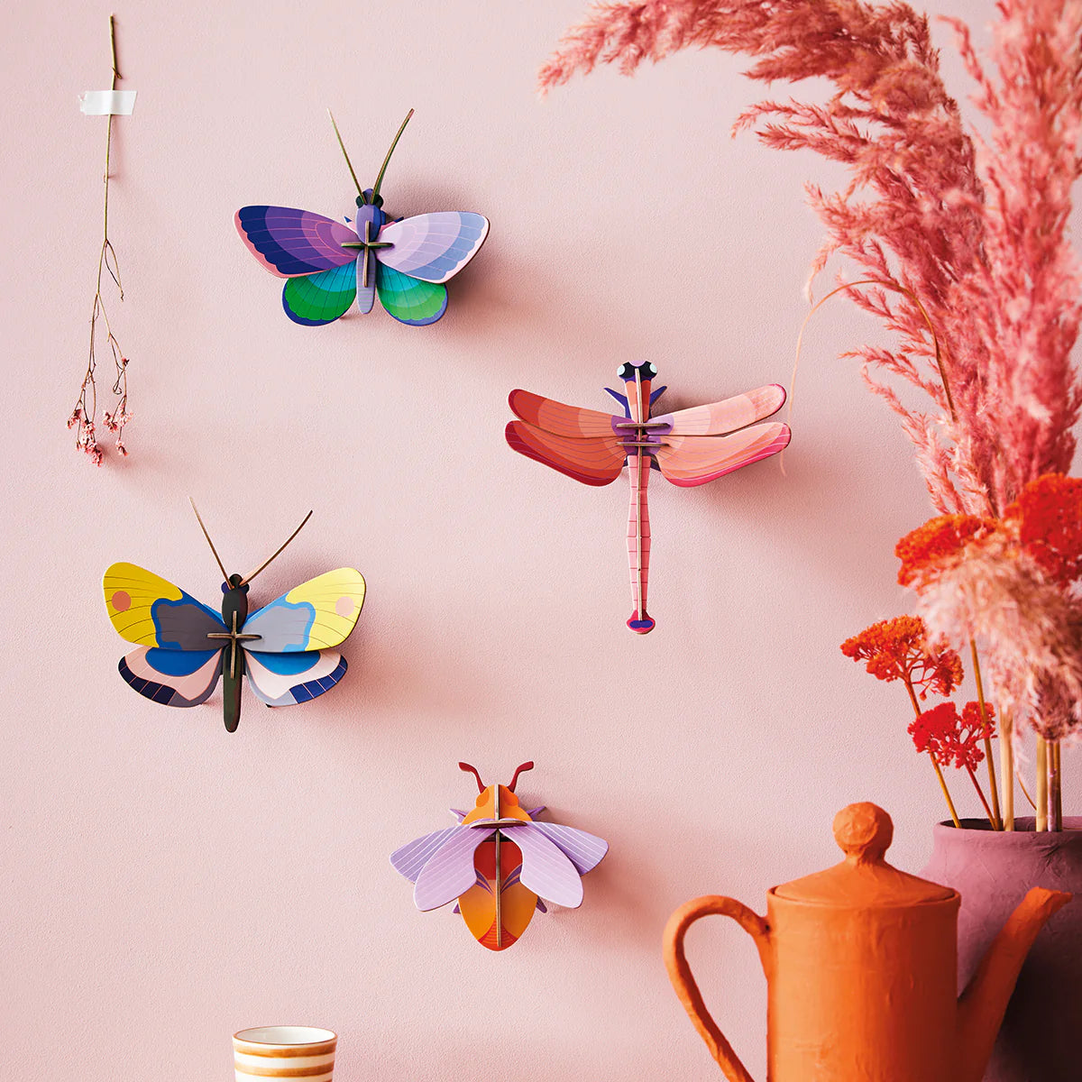 Studio Roof: Wall Art Butterflies (B7) - Blue Copper Butterfly