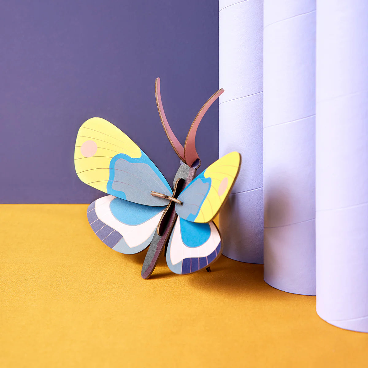 Studio Roof: Wall Art Butterflies (B7) - Yellow Monarch Butterfly