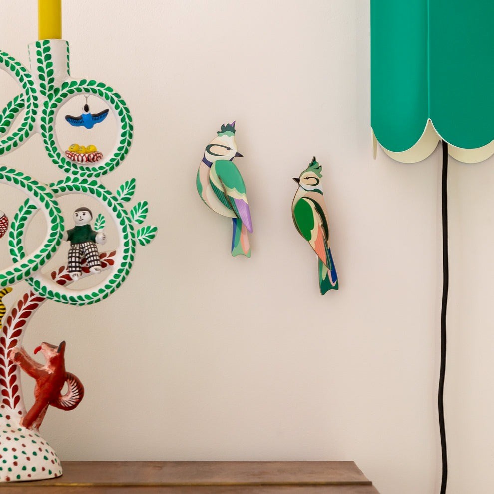 Studio Roof: Wall Art Garden Birds (B6) - Forest Crests