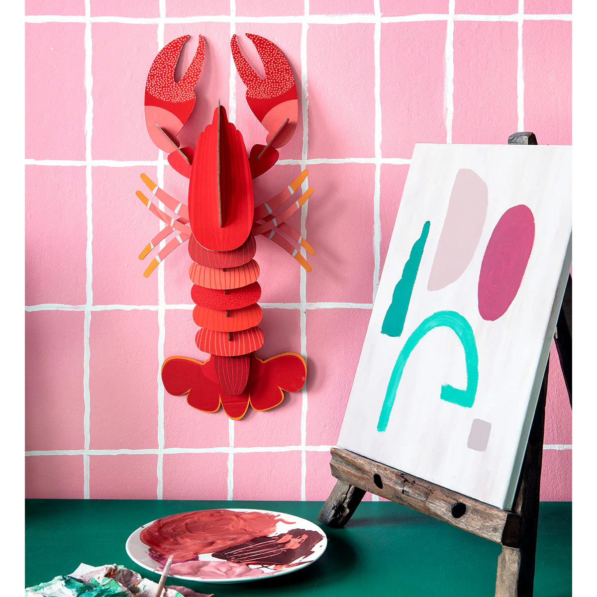 Studio Roof: Wall Art Sea Creatures (A4) - Lobster