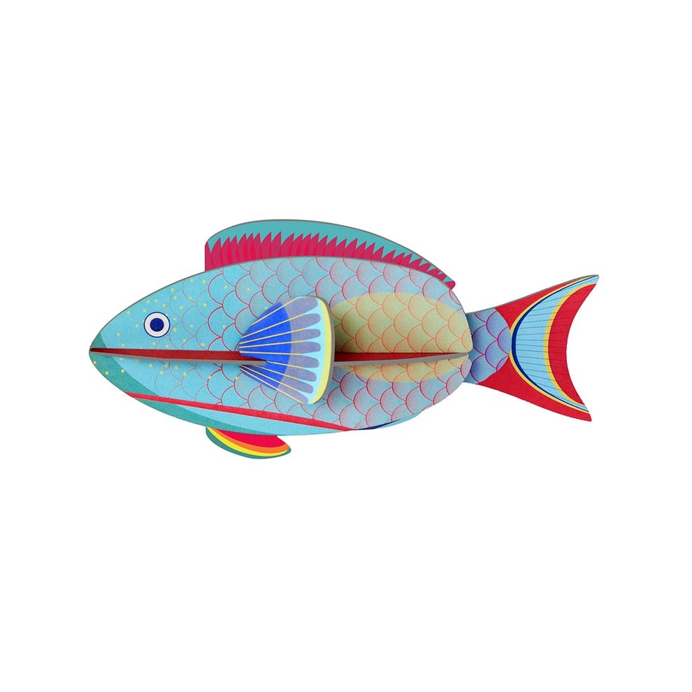 Studio Roof: Wall Art Sea Creatures (B7) - Parrotfish