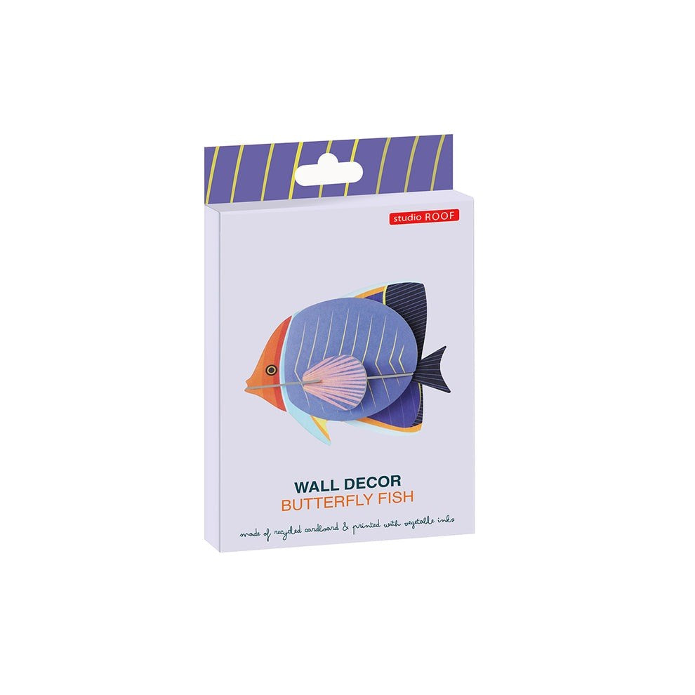 Studio Roof: Wall Art Sea Creatures (B7) - Butterflyfish
