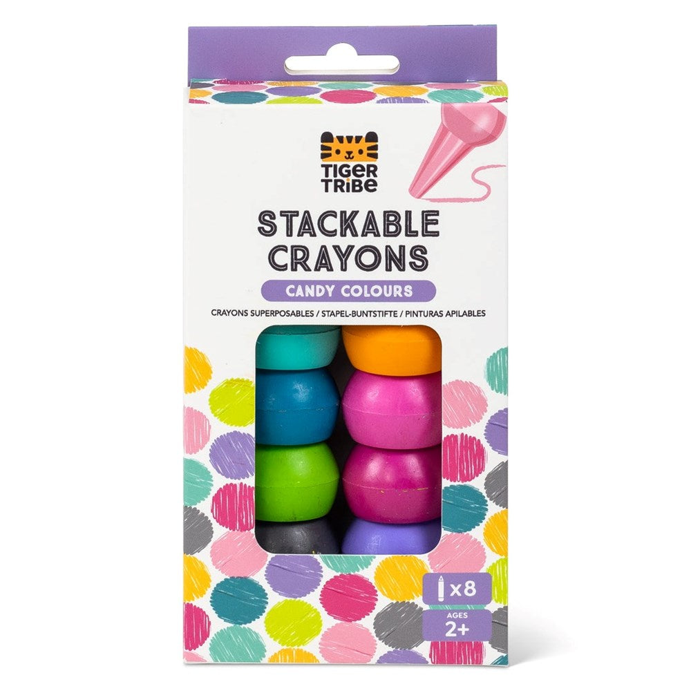 Tiger Tribe: Stackable Crayons - Candy Colours