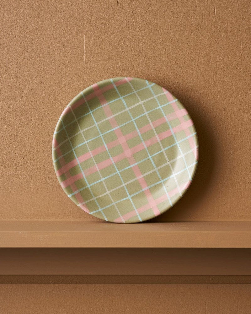 Robert Gordon: Sage & Blush Check Plate - Cat's Pyjamas