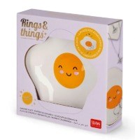 Legami - Ceramic Plate - Rings & Things - Egg